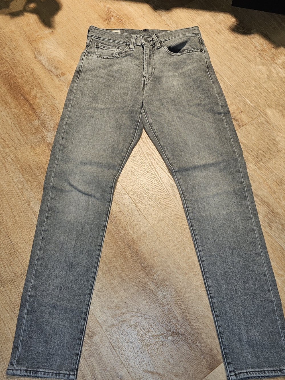 Levi's Premium 512 Slim Taper Jeans in a washed grey denim 28x30 Mens